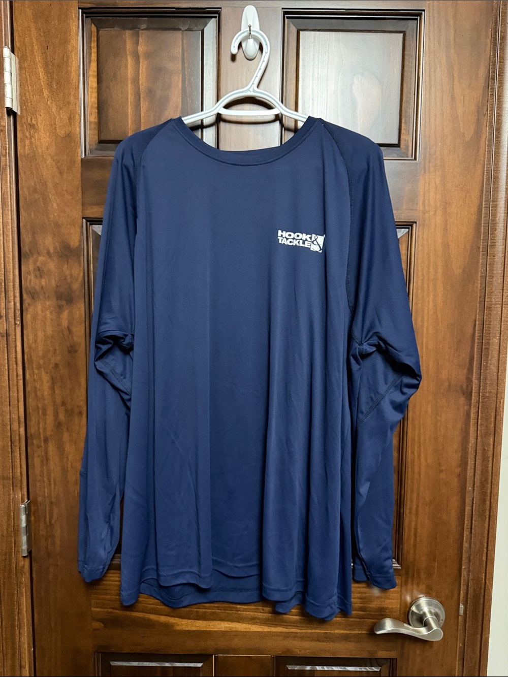 Hook & Tackle Navy Long-Sleeve Performance Tee